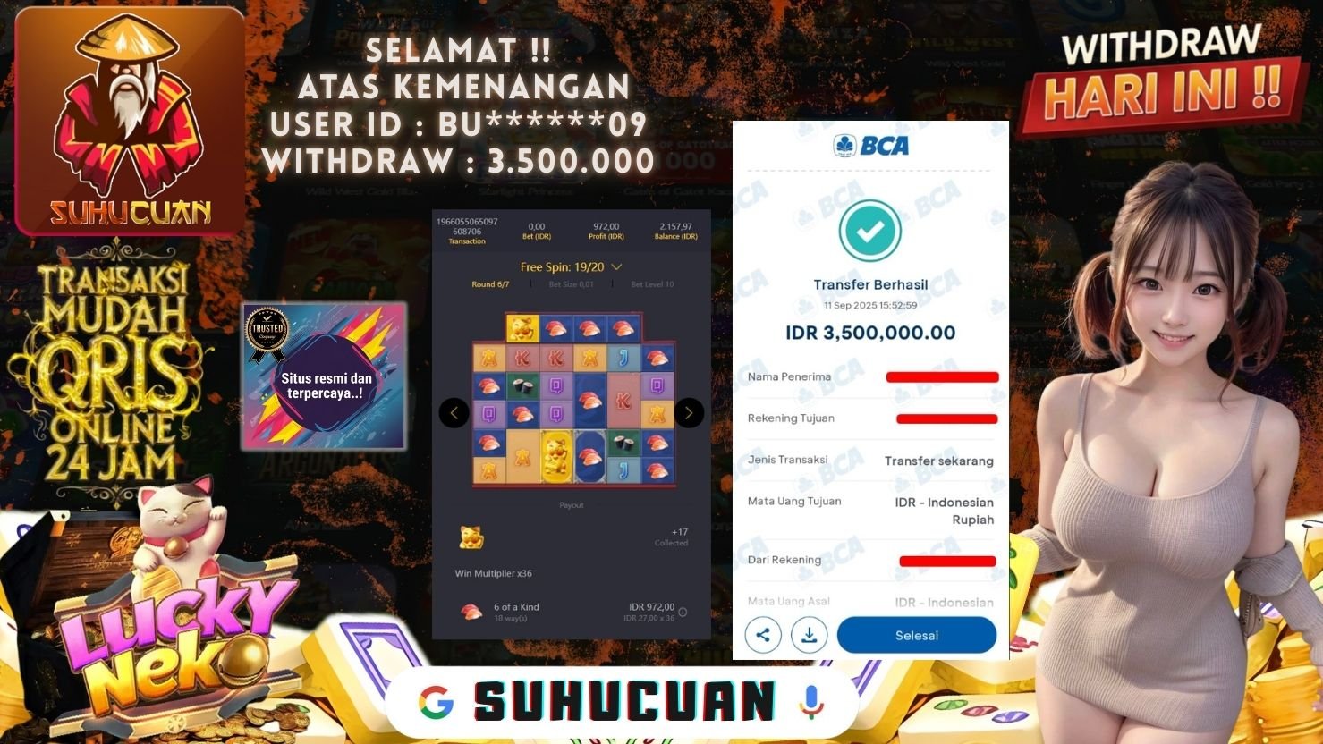 SUHUCUAN JACKPOT SLOT LUCKY NEKO